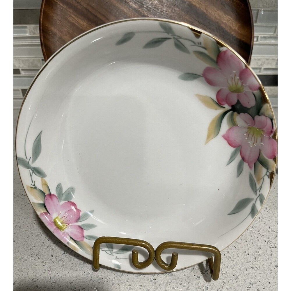 Antique Noritake Japan Azela Soup Bowls Set Of 5